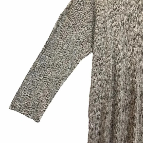 Pure Jill Knit LINEN COTTON Shift Dress Size Medium M Long Sleeve Lagenlook J - Picture 13 of 16